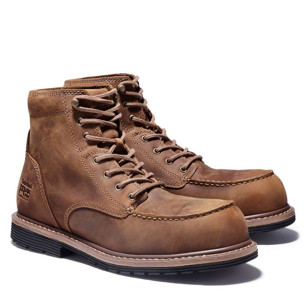 Bocanci Pro Timberland Barbati Maro - Millworks 6\" Moc Comp Toe - Romania - CUINJM967